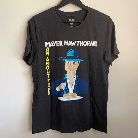 Mayer Hawthorne Man About Town 2016 Tour black t-shirt size medium - Picture 1 of 3